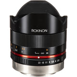 Lente Rokinon 8mm f/2.8 UMC Fisheye II para Sony E (Negro) 1