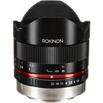 Lente Rokinon 8mm f/2.8 UMC Fisheye II para Sony E (Negro)