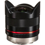Lente Rokinon 8mm f/2.8 UMC Fisheye II para Sony E (Negro) 6