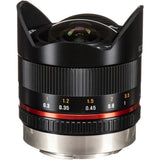 Lente Rokinon 8mm f/2.8 UMC Fisheye II para Sony E (Negro) 4