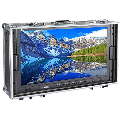 Monitor Portátil FeelWorld de 27" 4K HDMI en Estuche Rigido