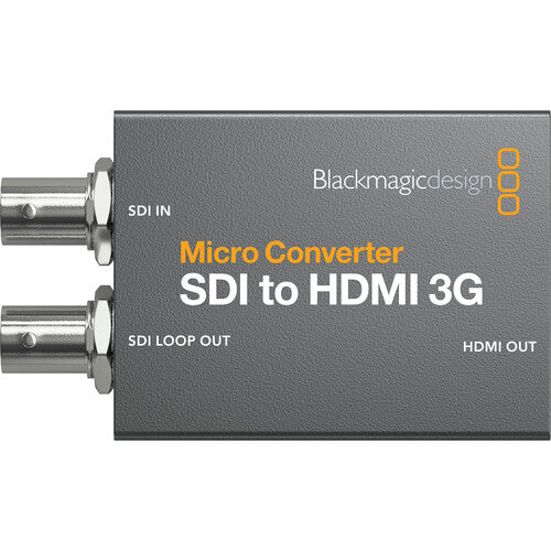 Micro Convertidor SDI a HDMI 3G Blackmagic Design con Power Supply CONVMIC/SH3G/WPSU