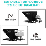 Teleprompter GVM TQ-LD-1 con monitor 18.5"
