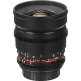 Lente Rokinon 16mm T2.2 Cine DS Lens Montura Canon 5