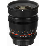 Lente Rokinon 16mm T2.2 Cine DS Lens Montura Canon