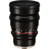 Lente Rokinon 16mm T2.2 Cine DS Lens Montura Sony E 1