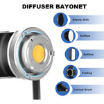 Lámpara GVM SD300D Bi-Color LED Monolight (Studio Kit)