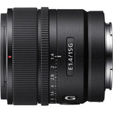 Lente Sony E 15 mm F1.4 G (SEL15F14G) 8