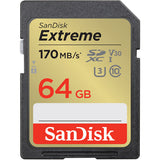 Tarjeta SanDisk Extreme SDXC de 64GB 170MB/s 1
