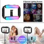 Kit Videorig con lámpara GVM TL15RS RGB Bi-Color