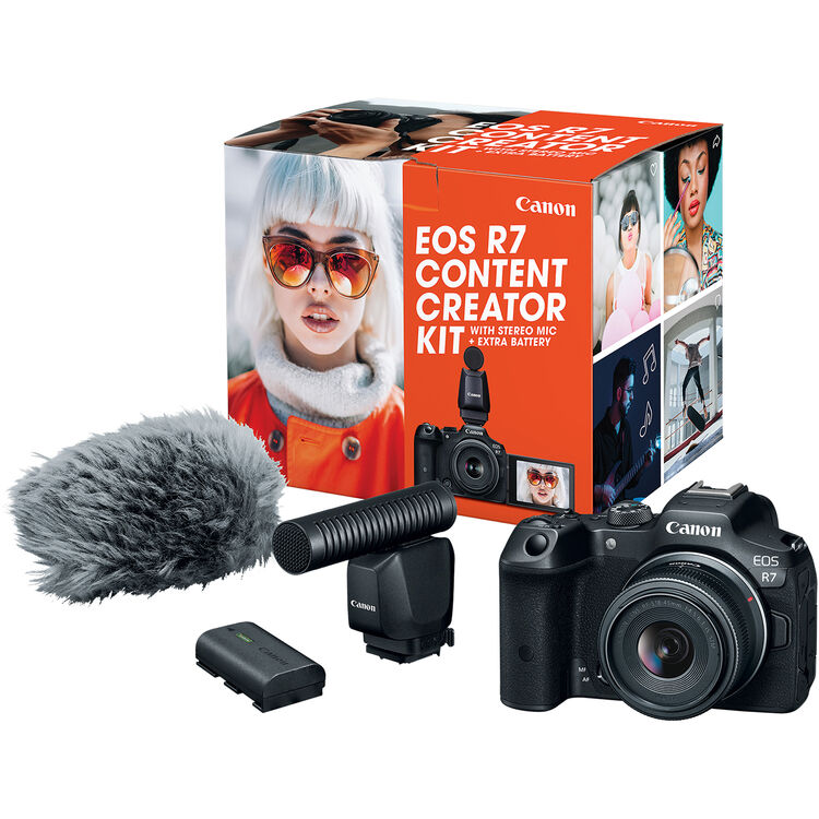 Kit Creador de Contenido Canon EOS R7 Content Creator Kit (5137C055AA)