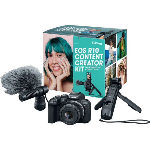 Kit Creador de Contenido Canon EOS R10 Content Creators Kit (5331C079AA)