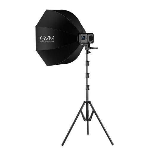 Kit lámpara GVM SD80D con Softbox y pedestal