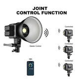 Kit lámpara GVM SD80D con Softbox y pedestal 7