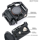 Soporte Jaula Tilta para Sony A7IV, A1, S3, R4, 7III, R3, A9 (TA-T30-FCC-B) 4