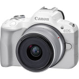 Cámara Mirrorless Canon EOS R50 con Lente RF-S 18-45mm F4.5-6.3 IS STM (White) 1