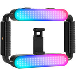 Kit Videorig con lámpara GVM TL15RS RGB Bi-Color