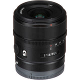 Lente Sony E 15 mm F1.4 G (SEL15F14G) 4