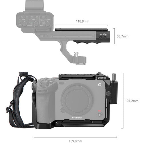 Kit de Jaula SmallRig para Sony FX3 / FX30 con correa de mano (4184)