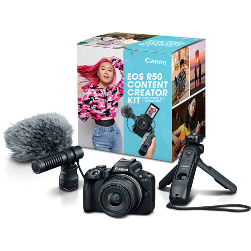 Kit Creador de Contenido Canon EOS R50 Content Creator Kit (5811C059AA)