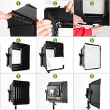 Difusor GVM de luz LED con rejilla de colmena para GVM 800D/560AS/480LS 3