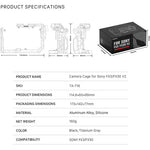 Kit Tilta Camera Cage Pro v2 para Sony FX3 y FX30 (TA-T16-C-B) (Negro)