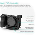 Kit ligero de jaula para cámara Tilta para Sony a6700 (TA-T54-A-B) (Negro)