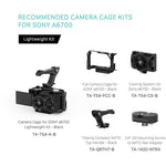 Kit ligero de jaula para cámara Tilta para Sony a6700 (TA-T54-A-B) (Negro)