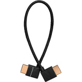 Kondor Blue Cable HDMI 2.0 Angulo recto a angulo izquierdo 12" 3