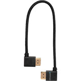 Kondor Blue Cable HDMI 2.0 Angulo recto a angulo izquierdo 12" 2