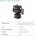 Soporte de montaje ajustable para monitor Tilta (doble rosca de 1/4"-20)(TA-AMB3-B)