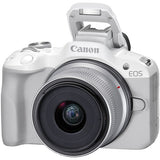 Cámara Mirrorless Canon EOS R50 con Lente RF-S 18-45mm F4.5-6.3 IS STM (White) 7