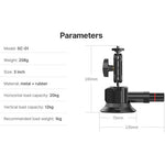 Ulanzi SC-01 Soporte Ventosa para cámaras de Acción