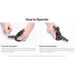 Ulanzi SC-01 Soporte Ventosa para cámaras de Acción