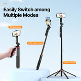 Minitripié y Selfie Stick Ulanzi MA09 3