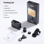 Lámpara Ulanzi VL100X AY-96JSSR con Pinza (3356)