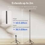 Minitripié y soporte Luz Ulanzi MT-89