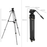Tripié SmallRig AD-01S (4686) Heavy-Duty con cabeza Fluida 6kg 8