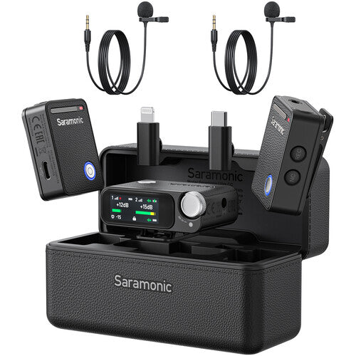 Micrófono Lavalier Dual Saramonic Ultra 03 (Lavalier Omnidirectional)