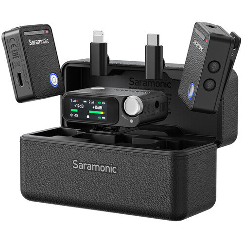 Micrófono Lavalier Dual Saramonic Ultra 01 (sin Lavalier)