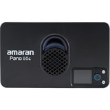 Panel Led Amaran P60c RGBWW 60W con Softbox y Grid Aputure 1