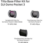 Kit de 3 Filtros para DJI Osmo Pocket 3 Tilta TF-OP3-B