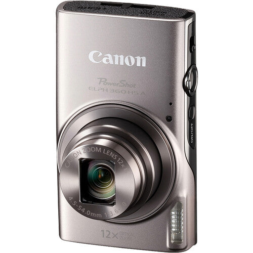 Cámara Canon PowerShot ELPH 360 HS A Plateada (7283C001AA)