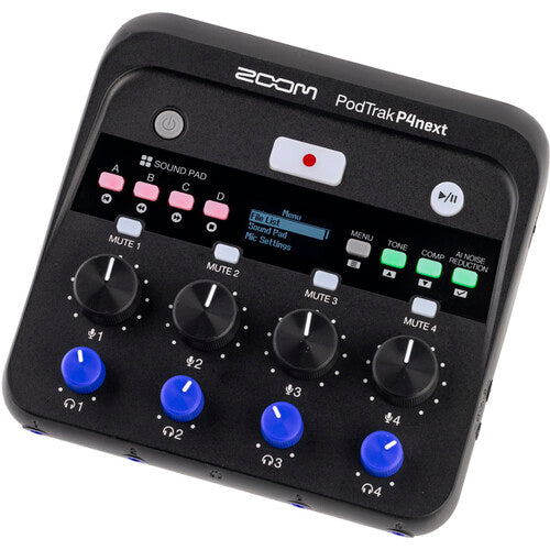 Grabadora para Podcast Studio PodTrak P4next