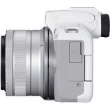 Cámara Mirrorless Canon EOS R50 con Lente RF-S 18-45mm F4.5-6.3 IS STM (White) 5
