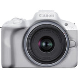 Cámara Mirrorless Canon EOS R50 con Lente RF-S 18-45mm F4.5-6.3 IS STM (White) 2
