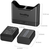 Kit de Cargador Doble y 2 Baterías NP-FW50 SmallRig 5488 3