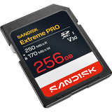 Tarjeta SanDisk Extreme PRO SDXC de 256GB 250MB/s 4