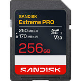 Tarjeta SanDisk Extreme PRO SDXC de 256GB 250MB/s 2