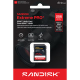 Tarjeta SanDisk Extreme PRO SDXC de 256GB 250MB/s 1